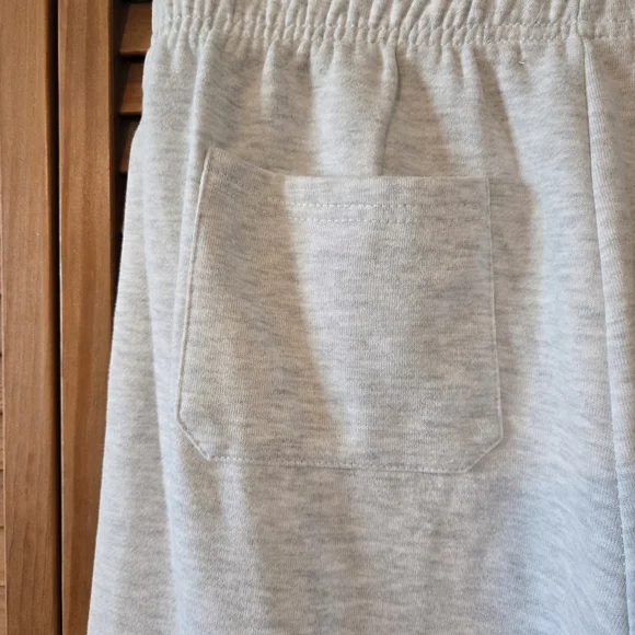 Ultra Flirt Light Gray Wide Leg Sweat Pants - Picture 5 of 6